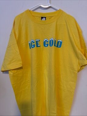 Ice Cold Yellow Graphic Tee